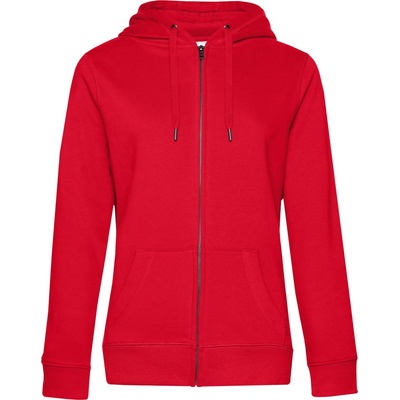 B&C Collection B&c queen zipped hood / Дамски суичър с цип - червен xxl (01w03q00405)