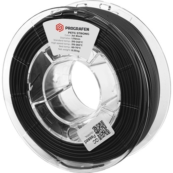Prografen PET-G Graphene Strong Jet Black - 1, 75 mm / 250 g (PG_5001)