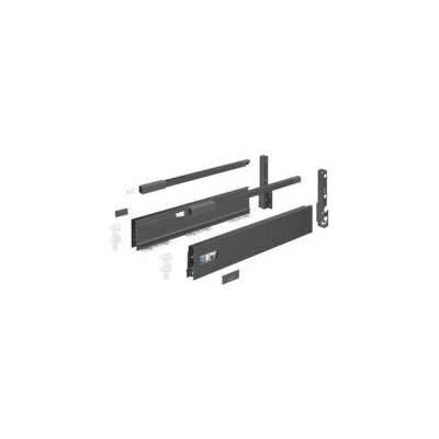 Sada bočnic výšky 176 mm, Innotech Atira, antracit 470mm