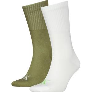 Calvin Klein Чорапи Calvin Klein 2 Pack Of Contrast Tube Socks - Lime/Green