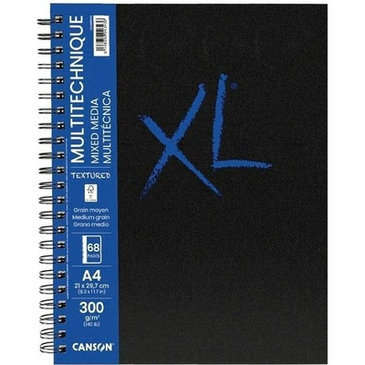 Canson Skicář XL Book Mixed Media Textured A4 34 listů 300 g – Zbozi.Blesk.cz