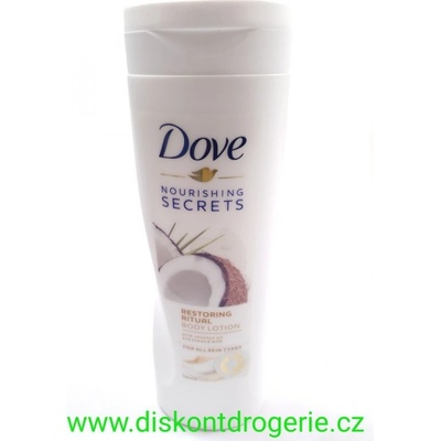 Dove Nourishing Secrets Restoring Ritual tělové mléko (Coconut Oil and Almond Milk) 400 ml – Hledejceny.cz