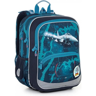 Topgal Ученическа раница с две отделения Изтребител topgal bazi