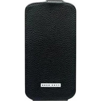 HUGO BOSS Калъф от Естествена кожа за SAMSUNG S3, HUGO BOSS Leather Case, Черен (HB/S3)