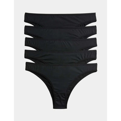 Marks & Spencer Бразилски бикини от микрофибър, 5 бр. в опаковка Marks & Spencer черна Marks & Spencer | Cheren | ЖЕНИ | 6