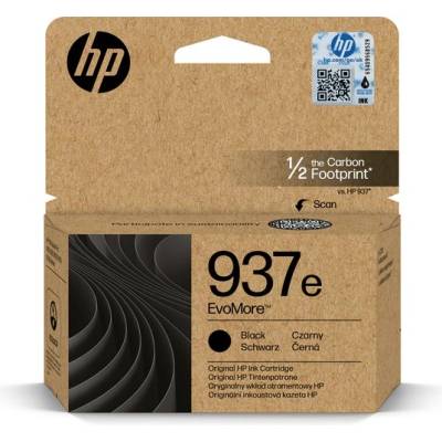 HP Консуматив за принтер HP 937e EvoMore Black Original Ink Cartridge 4S6W9NE#CE1 (4S6W9NE#CE1)