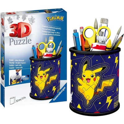 Ravensburger 3D puzzle stojan na tužky Pokémon 54 ks – Zboží Dáma