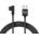 Delight cable - USB-C кабел за зареждане (USB - USB Type-C мъжки вход/изход; 2 м, черен) 55444C-BK (55444C-BK)