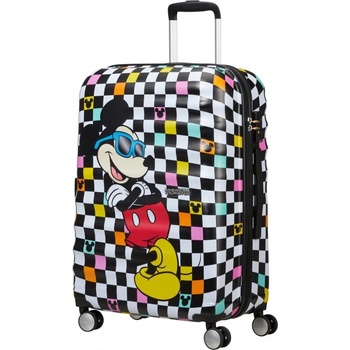 Image 1 of Samsonite American Tourister Спинер на 4 колела 67 см. Mickey Check