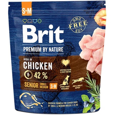 Brit Premium by Nature Senior Small Medium Chicken 1 kg