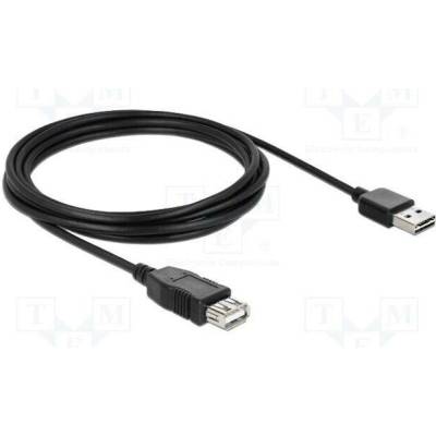 Delock 83372 USB 2.0 USB A zásuvka USB A zástrčka dvoustranná 3m