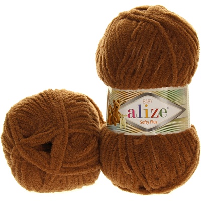 Alize Softy Plus 321 hnědá