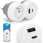 MONTIS Electrical Branch Outlet 1-Socket + USB-A + USB-C MT190-WG