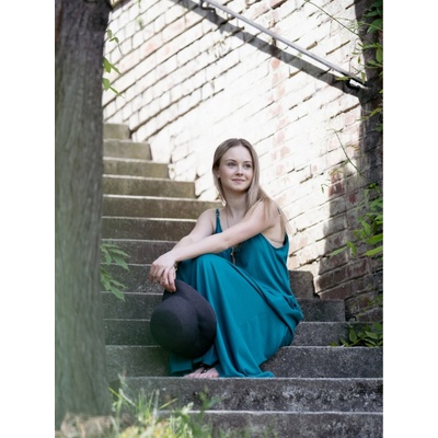 Doke Doke šaty Kate teal green