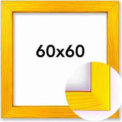 Fotorámeček Modena Rozměr: 60 x 60 cm, Barva: Žlutá, Typ zasklení: Plexi