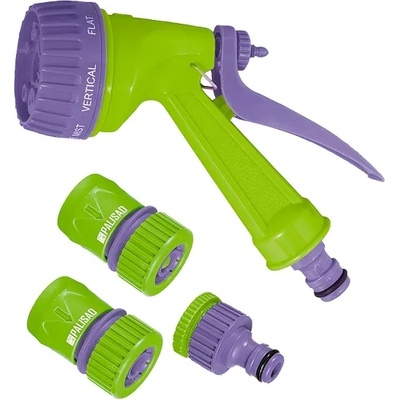 PALISAD Комплект свързване на маркуч 3 4 с пистолет за поливане 7 функции Palisad