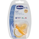 Chicco Биберон-залъгалка Chicco - Physio Soft, каучук, 6-12 m (N0305)