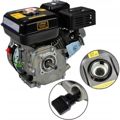 Benzínový motor 7HP OHV, hřídel 20mm, GEKO G80250 – Zboží Mobilmania