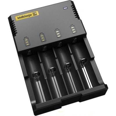 NITECORE Зарядно у-во NITECORE i4, Universal Charger, LiIon & NIMH, 18650, CR123, AA, AAA, C, D (INTELLICHARGERNEWI4)