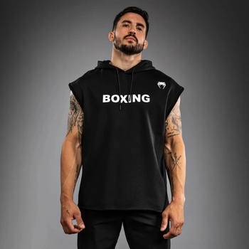 VENUM Суичър Venum Boxing VT Sleeveless Hoodie - Black/White - XL