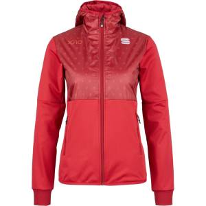 Sportful Дамско яке за ски бягане Sportful Women's Doro Jacket Cross-country ski jacket - Red Rumba - размер XS (103-1557-0111)