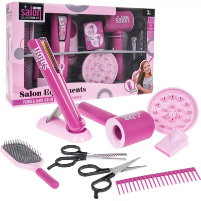 RKToys Kadeřnická sada Premium s žehličkou a vlnkovačkou – Zbozi.Blesk.cz