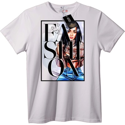 NOONEBRAND Тениска Модно Изкуство - M, Black