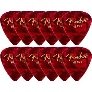 Fender 351 Shape Classic Celluloids 12 Red Moto Перце за китара (<![CDATA[1980351909]]>)