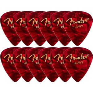 Fender 351 Shape Classic Celluloids 12 Red Moto Перце за китара