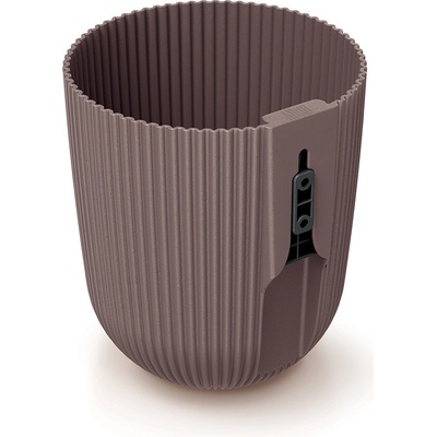 PROSPERPLAST Kvetináč MILLY WALL 14,6cm marsala