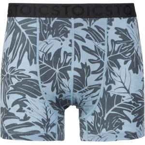 Stoic Мъжко мериносово термобельо Stoic Merino150 SadjemSt. Boxer Merino base layer - Light Blue Leaves (015-2144-1413)