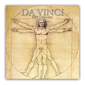 Browntrout Verlags GmbH Leonardo da Vinci 2026 - 16-Monatskalender | Gifted Stationery Co. Ltd