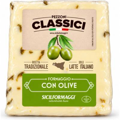 Sicilformaggi sýr s olivami ovčí/kravský 180 g - 200 g