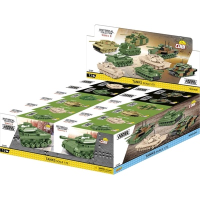 Cobi 3109 Displej 12 ks tanků 1:72 Série 2