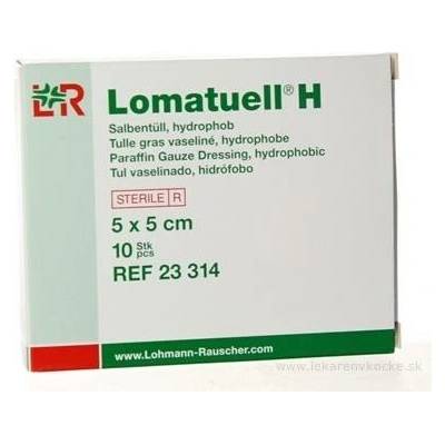 Lohmann & Rauscher GmbH & Co. KG LOMATUELL H TYL PARAFINOVÝ 5 x 5 cm 10 ks
