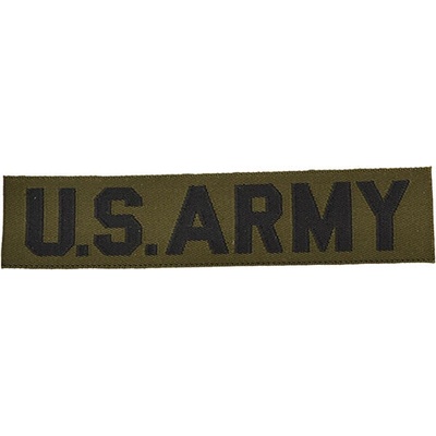 MIL-TEC Nášivka "US ARMY" textil ZELENÁ