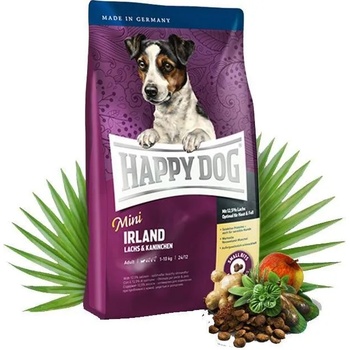 Happy Dog Supreme Mini Ireland - за кучета от малки породи над 1г със сьомга и заешко 800gr