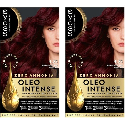 Syoss Oleo Intense barva na vlasy Burgund 4-23 x 2