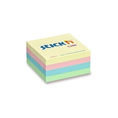 Hopax Stick'n Notes - samolepicí bloček - 76 x 76 mm, 400 l., pastel (4 barvy) – Zboží Dáma