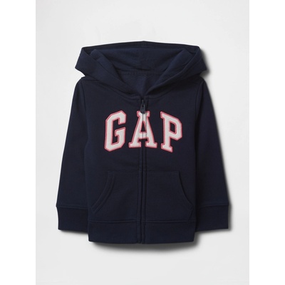 GAP Baby Sweatshirt with Logo Girls čierna
