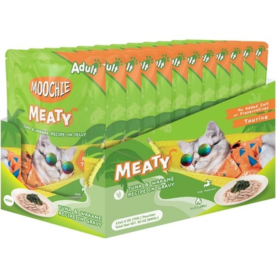 MOOCHIE Tuna & Wakame In Gravy 12x 70 g