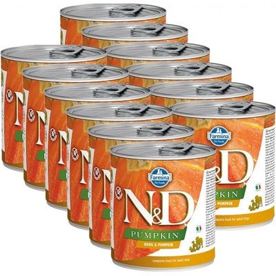 N&D Adult dog Quail & Pumpkin 12 x 285 g