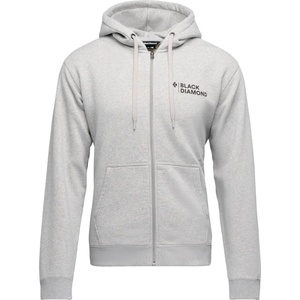 Black Diamond Мъжки суичър Black Diamond Mini Stacked FZ Hoody Hoodie - Nickel Heather (017-3748-0212)