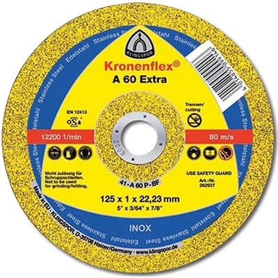 Kotouč řezný 125x1 A60 EXTRA OCEL