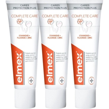 Elmex Caries Protection Plus Complete Care zubní pasta 3 x 75 ml