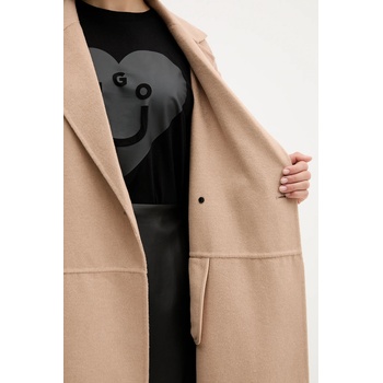 HUGO BOSS Палто с вълна hugo в бежово 50542299 (50542299)