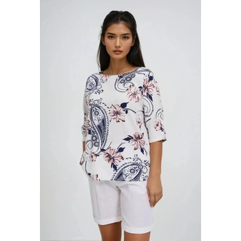 Moodo Дамски топ Moodo - бял Moodo | Byal | ЖЕНИ | S