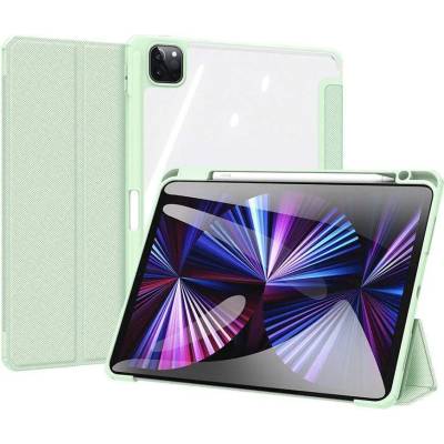 Dux Ducis Toby Tablet Case - хибриден удароустойчив кейс с отделение за Apple Pencil 2 за iPad Pro 11 M1 (2021), iPad Pro 11 (2020), iPad Pro 11 (2018) (зелен)
