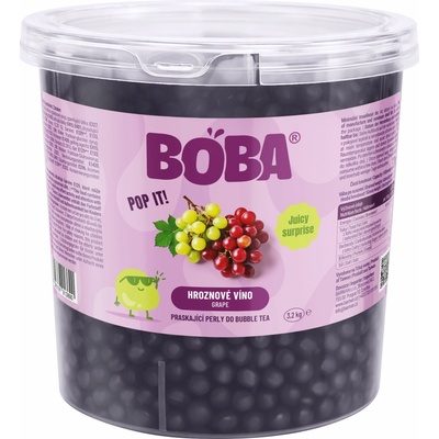 BOBA Hroznové víno kuličky do Bubble Tea 3,2 Kg