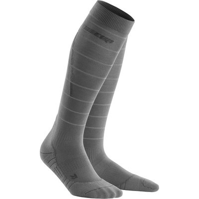 CEP Compression Tall Socks Reflective Grey